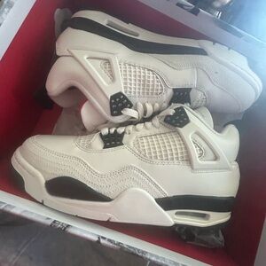 Jordan White and Black Sneakers